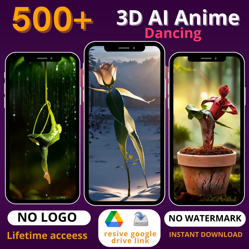 500+ Dancing Noodles & Leaf Ai Reels Bundle